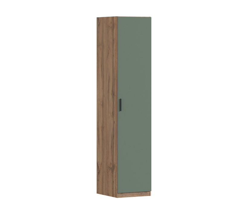 Для одежды, Шкаф однодверный Макс 500 мм, вариант №2 (ЛДСП, дуб вотан)
