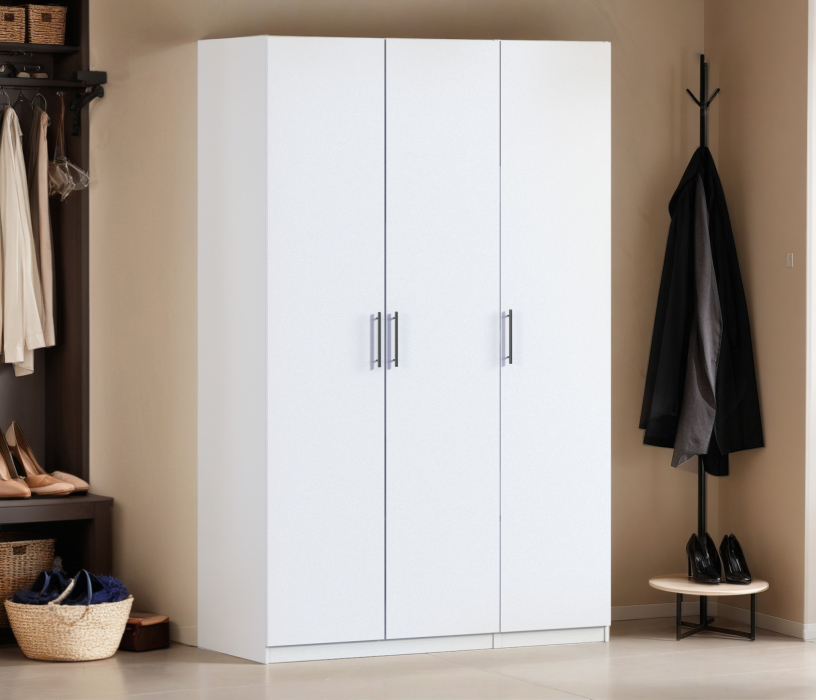 Для одежды, Шкаф трехдверный Макс 1500 мм, вариант №4 (ЛДСП)