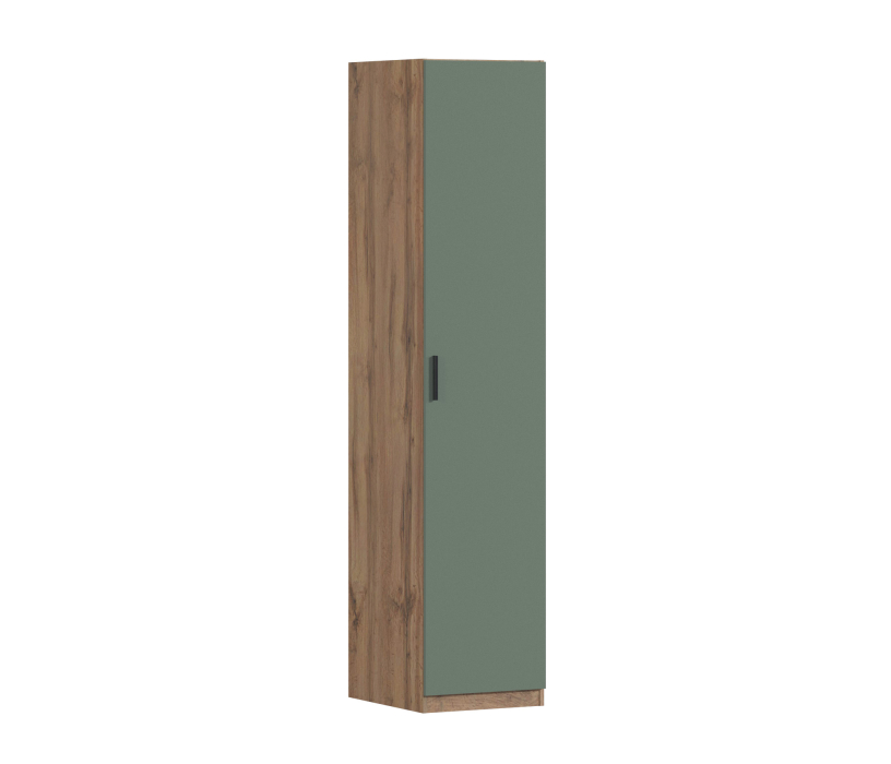 Для одежды, Шкаф однодверный Макс 500 мм, вариант №1 (ЛДСП, дуб вотан)