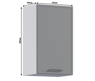 Мюнхен шкаф 1 дв 40х68 см