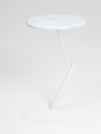 Приставной журнальный столик в стиле лофт круглый М015.6Д70