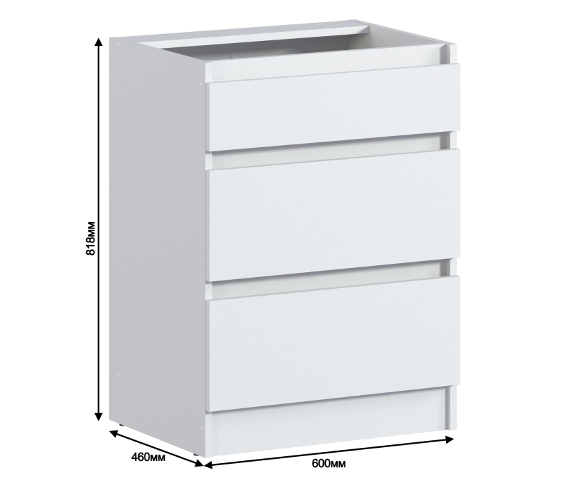 Леон, Леон стол 3 ящ 60х82 см