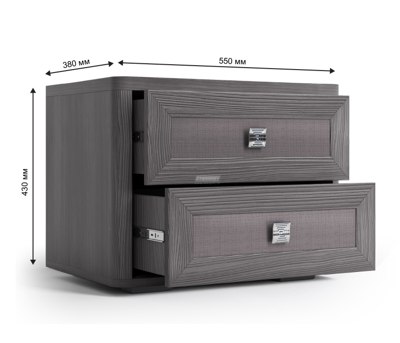 Прикроватные тумбы, ПАРМА НЕО Cпальня тумба прикроватная