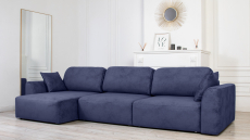 Диваны угловые в гостиную, Диван угловой Trump, велюр