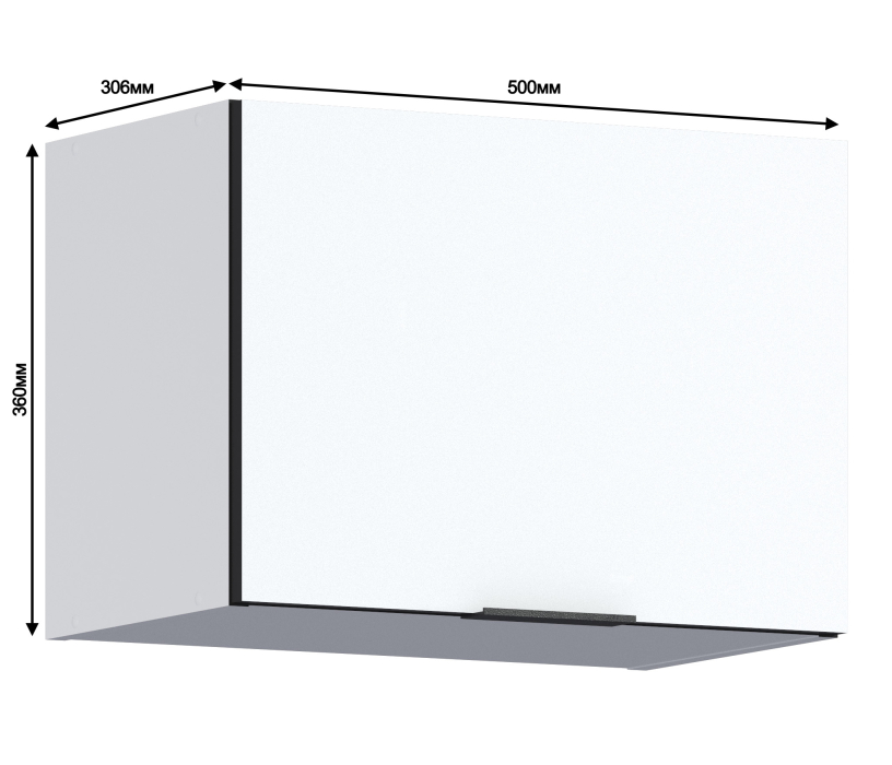 Метод, Метод шкаф 1 дв 50х36 см