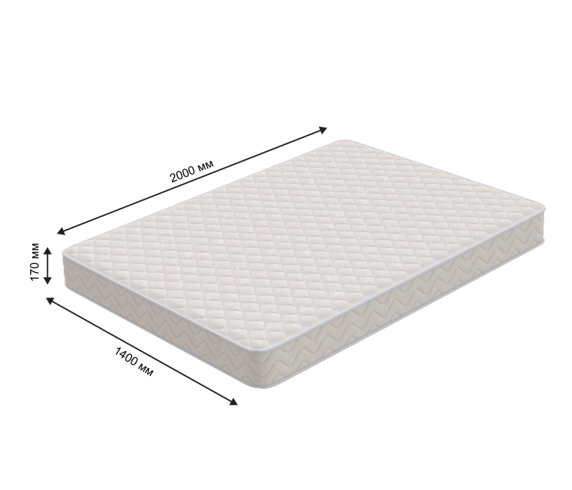 1400 x 2000, Матрас Орматек Идеал 140*200