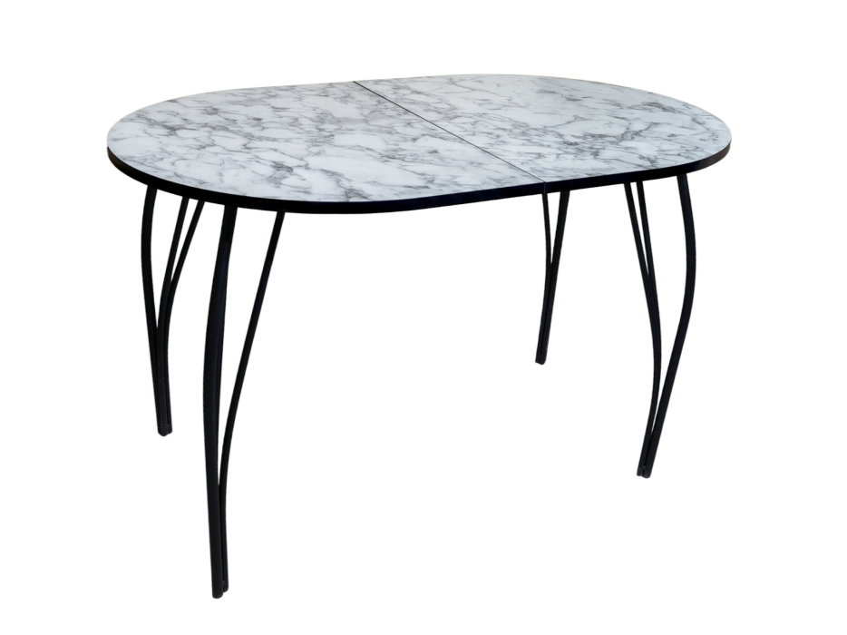 Обеденные столы, Стол Милано, раздвижной, овал, 700х1100/1400