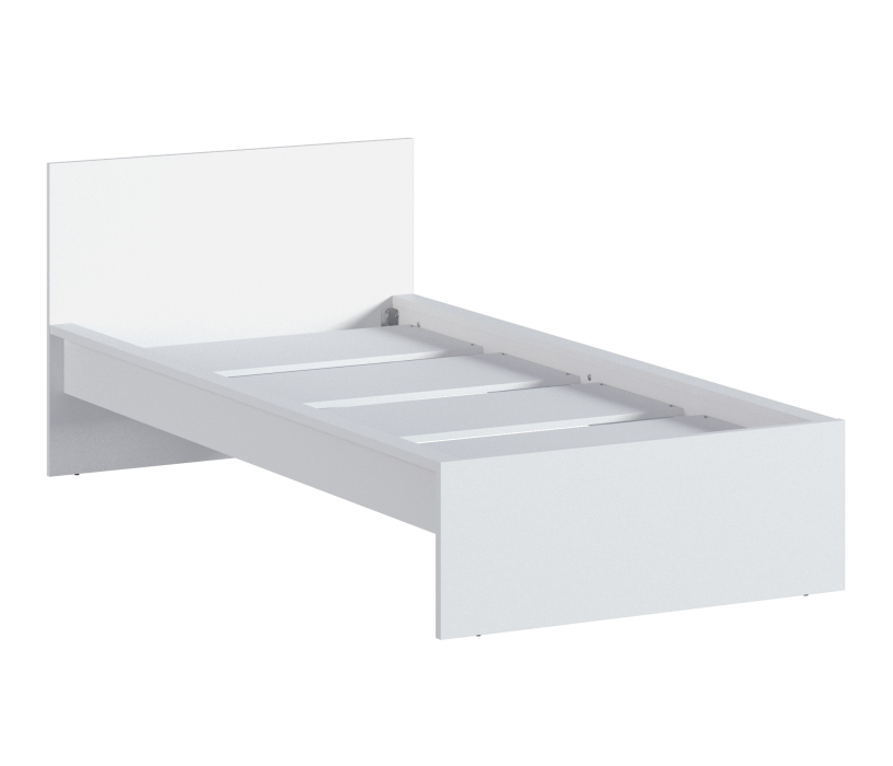 Кровати 90 см, Леон/Бруклин СБ-3366 Кровать с матрасом Сити - Бормио 900*2000