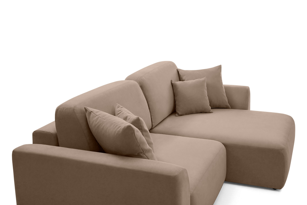 Диваны угловые в гостиную, Диван угловой Спейс, Велюр