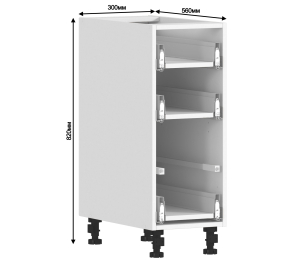 Квадро стол 2 ящ 60х82 см