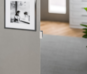 Шкаф-пенал МАКС 500  с зеркалом Белый/МДФ Белый матовый