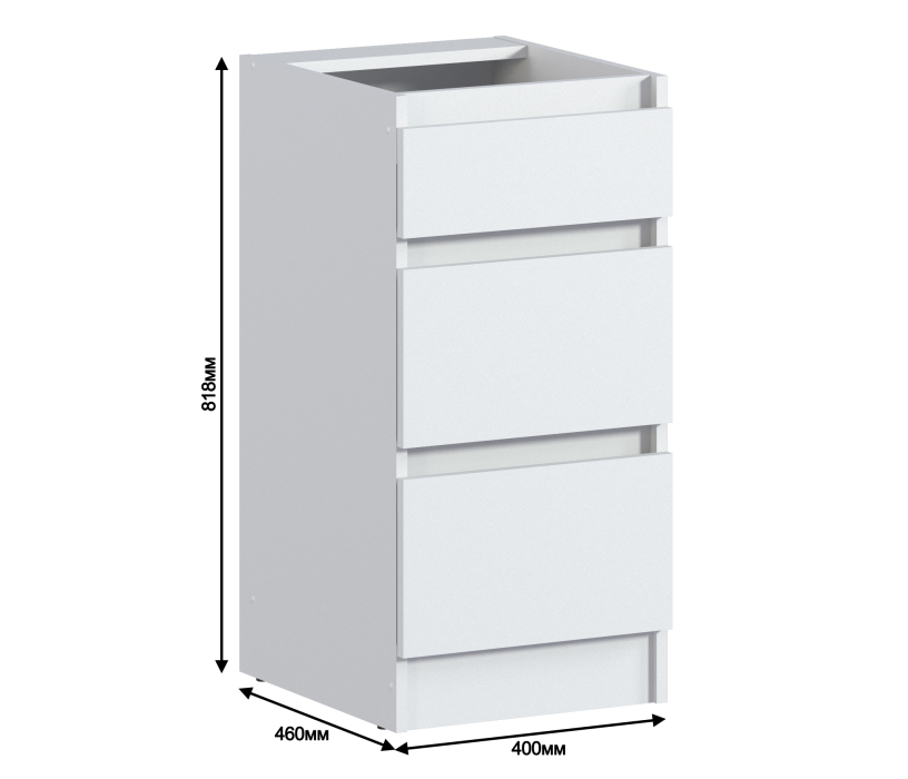 Леон, Леон стол 3 ящ 40х82 см