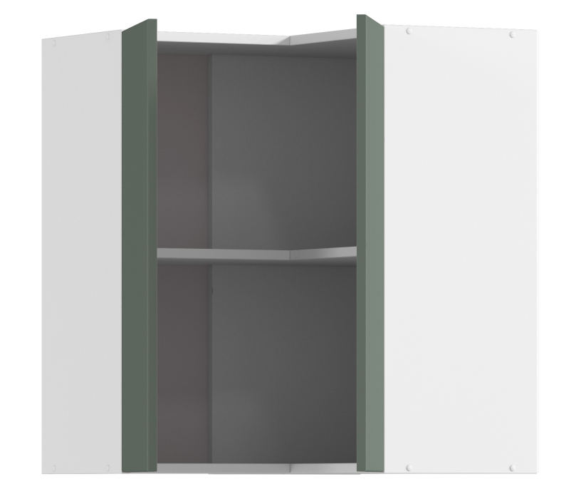 Навесные, Белла шкаф навесной угловой 2 дв 60х72 см