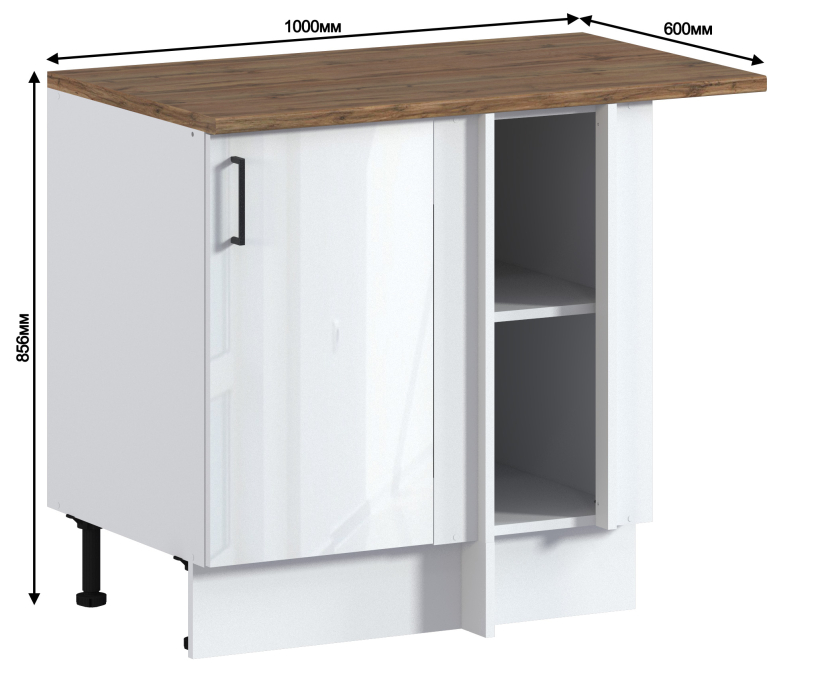 БЕРН, Берн стол 1 дв 100х86 см