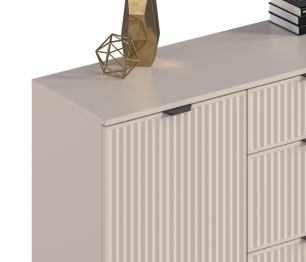 Комод Турин СБ-3571 Кашемир серый/МДФ Кашемир