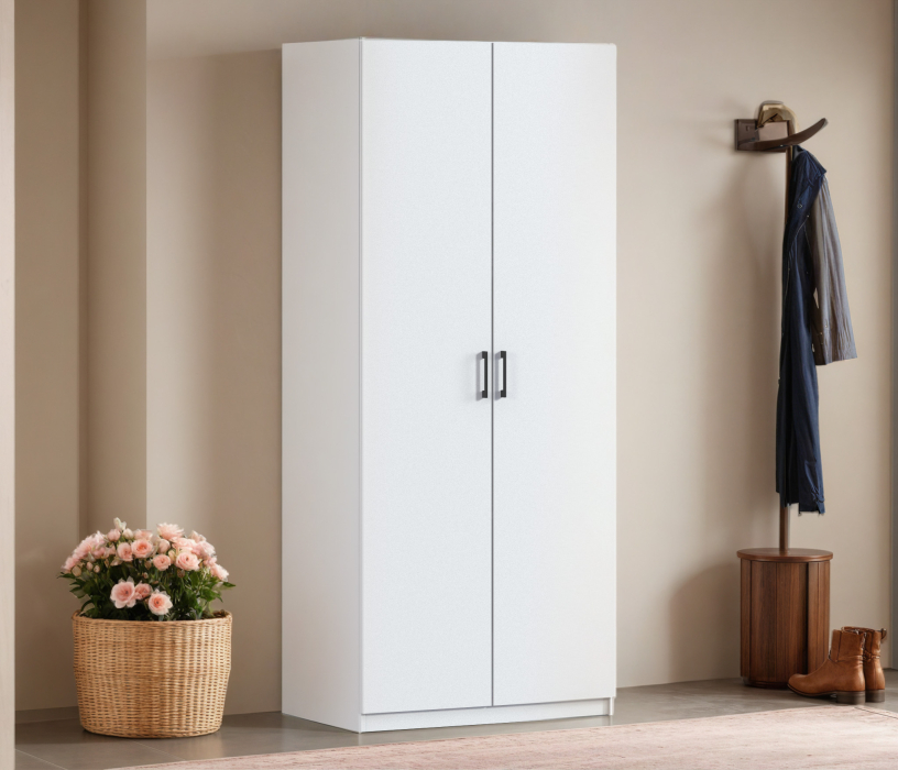 Для одежды, Шкаф двухдверный Макс 1000 мм, вариант №4 (ЛДСП)