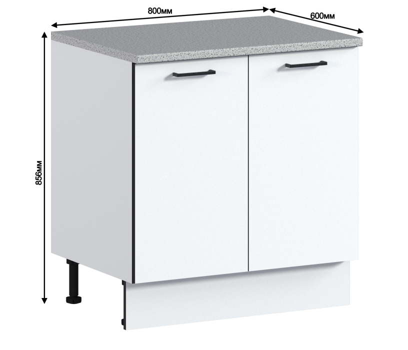 Метод, Метод стол 2 дв 80х86 см