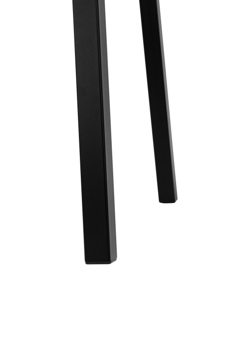 Обеденные столы, Стол раздвижной DAIKO 1Р, металл Черный, Дуб велингтон