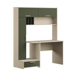 Стол письменный Лайт 03.243 Н, сатин, дымчатый зеленый