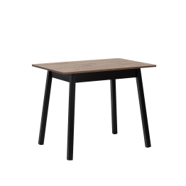 Стол раздвижной DAIKO 1Р, металл Черный, Дуб велингтон